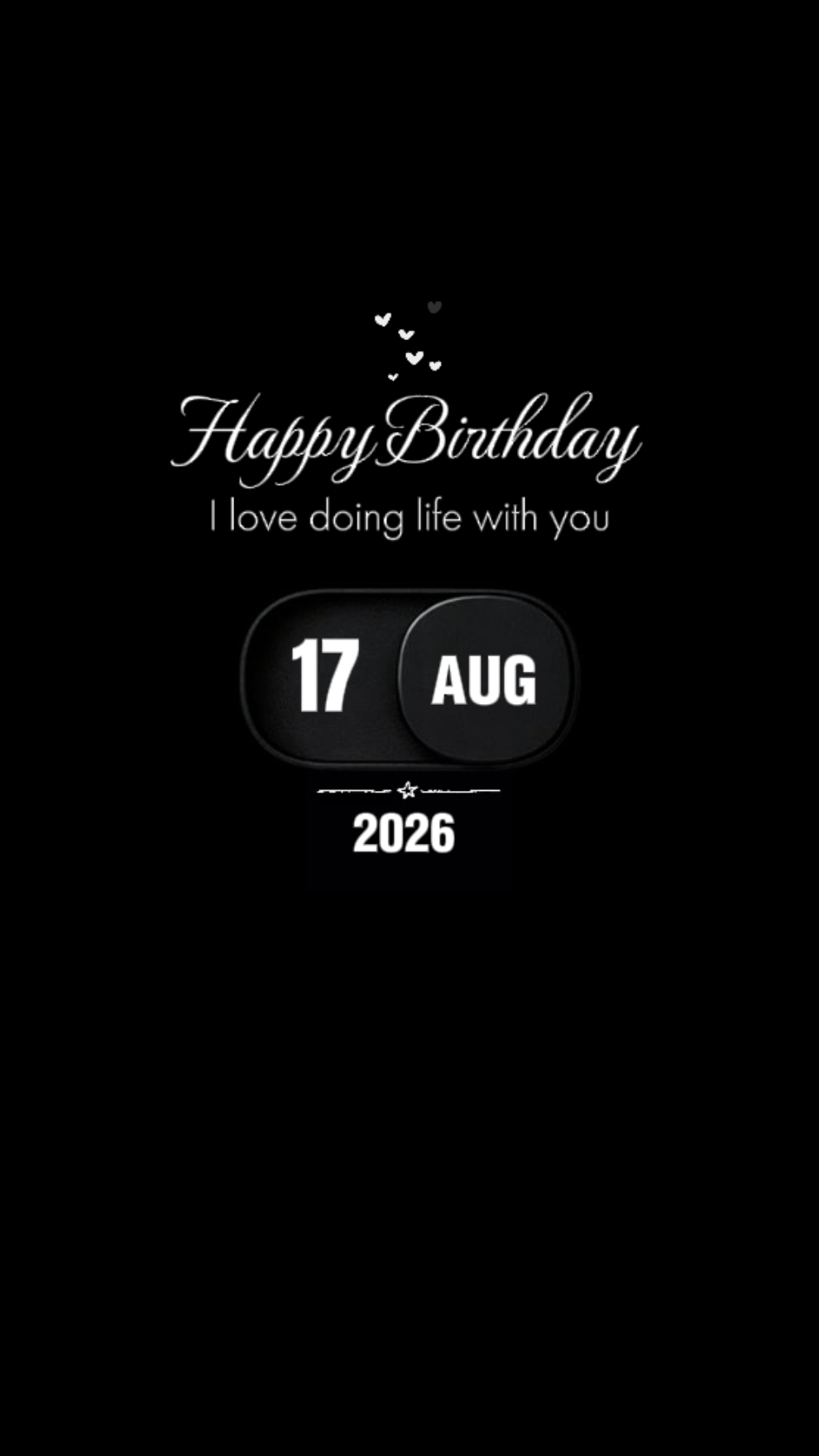 BDAY 17 AUGUST 2026