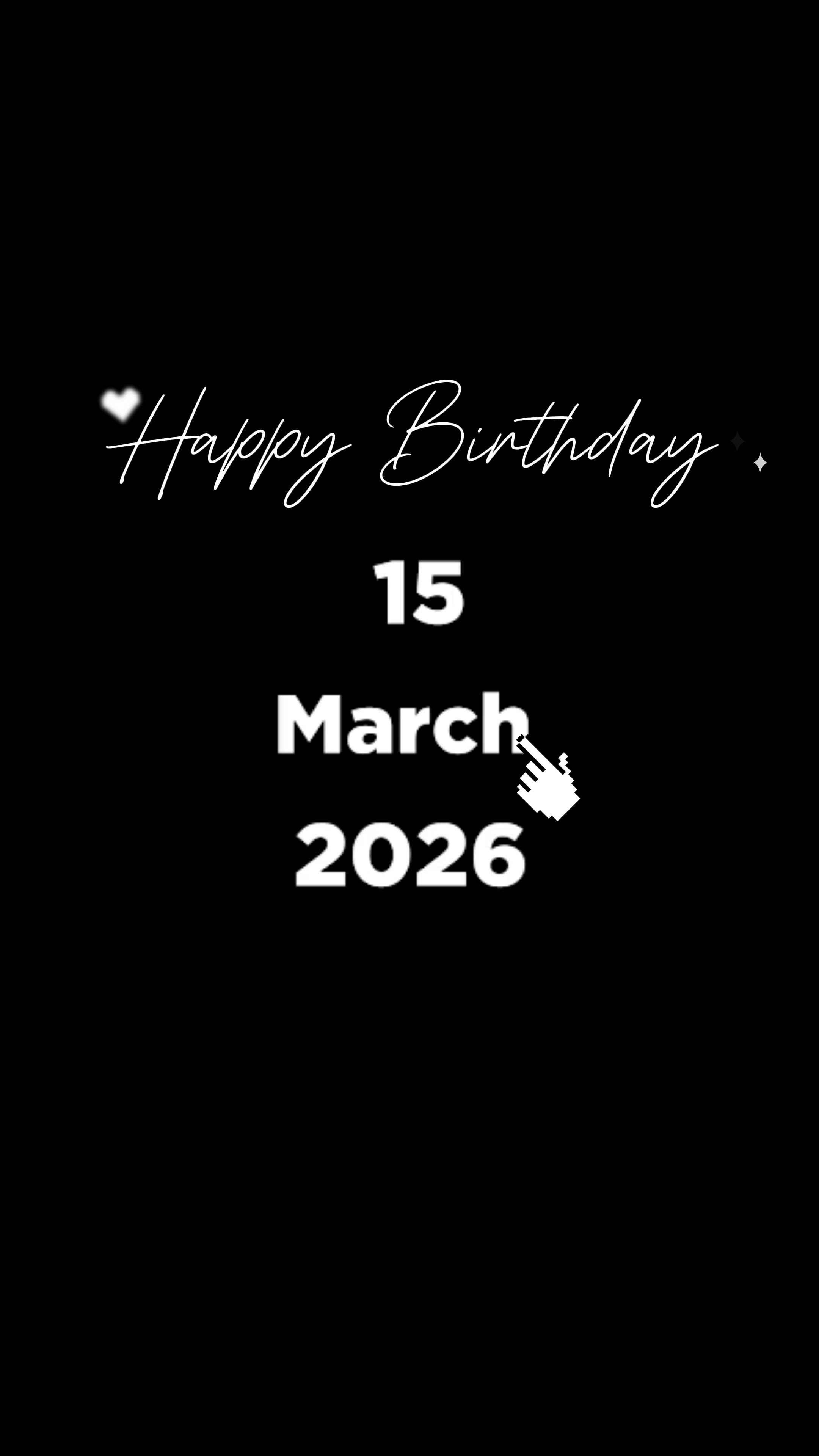 HBD CINTA 15 MARET