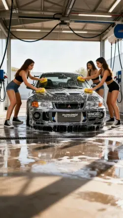 wash the car