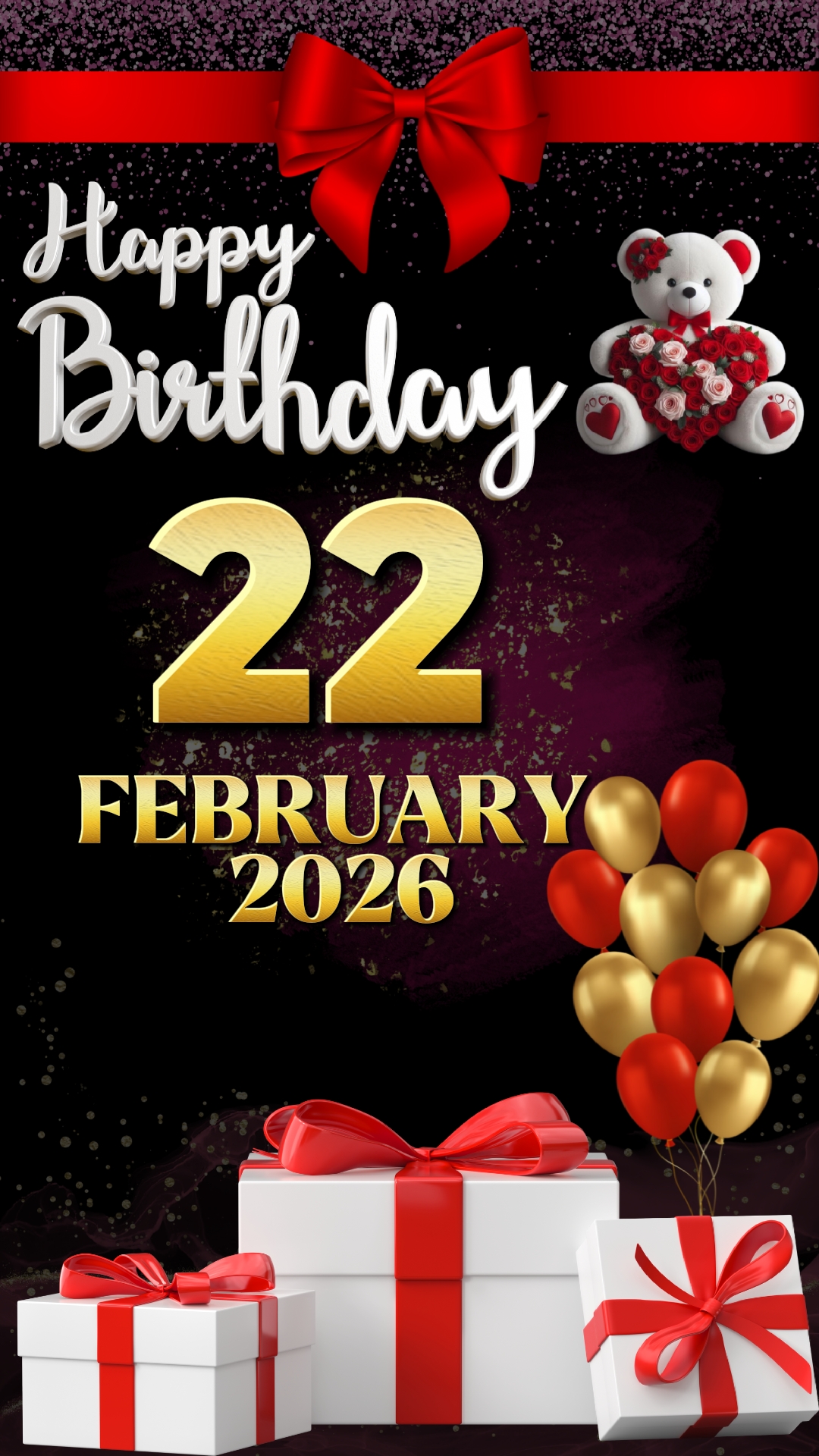 ANNIVERSAIRE LE 22 FÉVRIER
