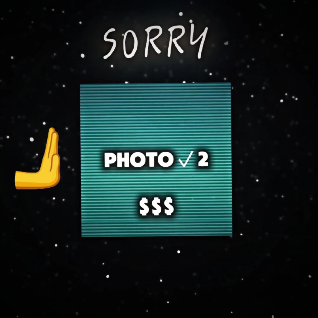 sorry template 