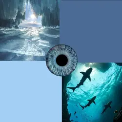 blue and olive green