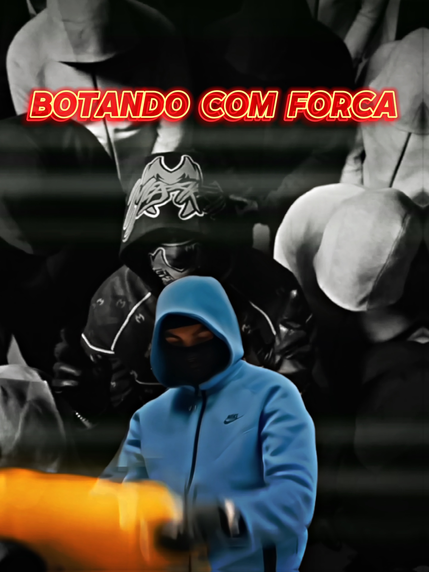 Botando com forca