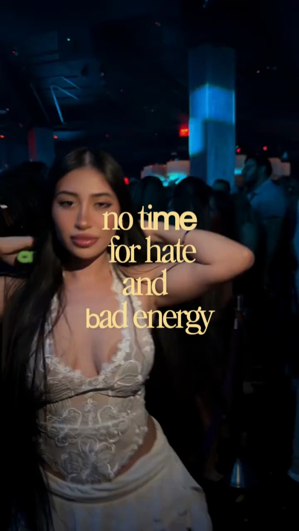 no time for bad ener