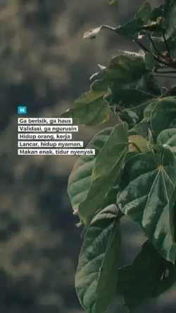 Ga berisik, ga haus
