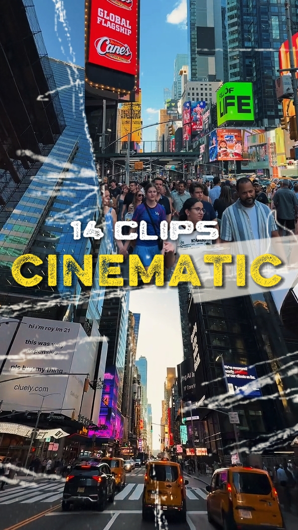 14 clips cinematic 