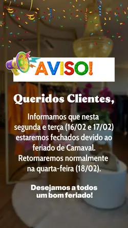 aviso de feriado 