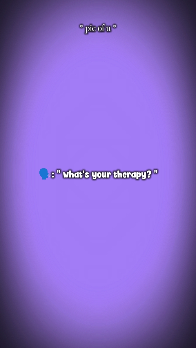 ¿Cuál es tu terapia? 