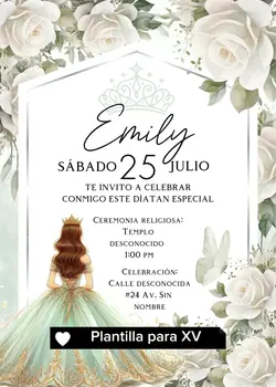 XV años Invitación 