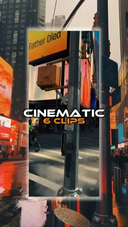 Cinematic 6 clips