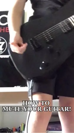 How to mute a guitar