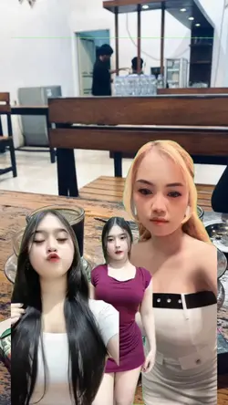 mentahan 3 cewek