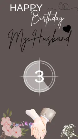 Birthday my husband 