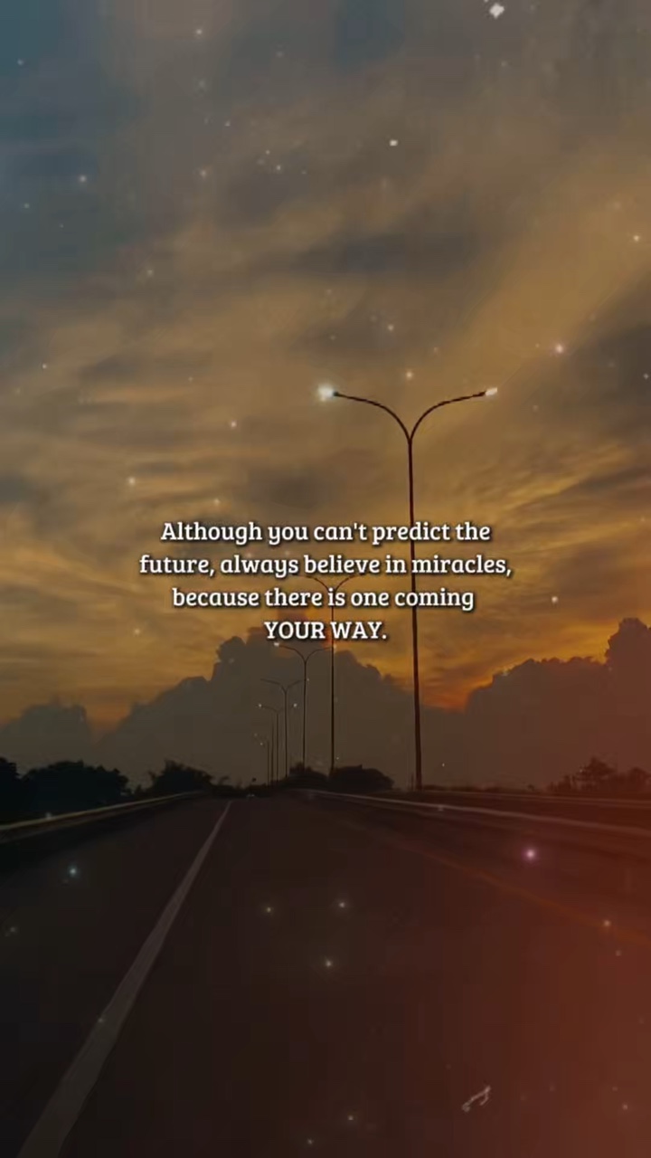 can't predict future