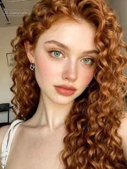 curly hairstyle AI