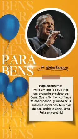 pastor parabéns 