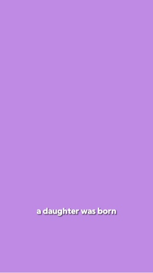 a daughter was born👧