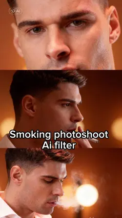 Ai smoking photoshot