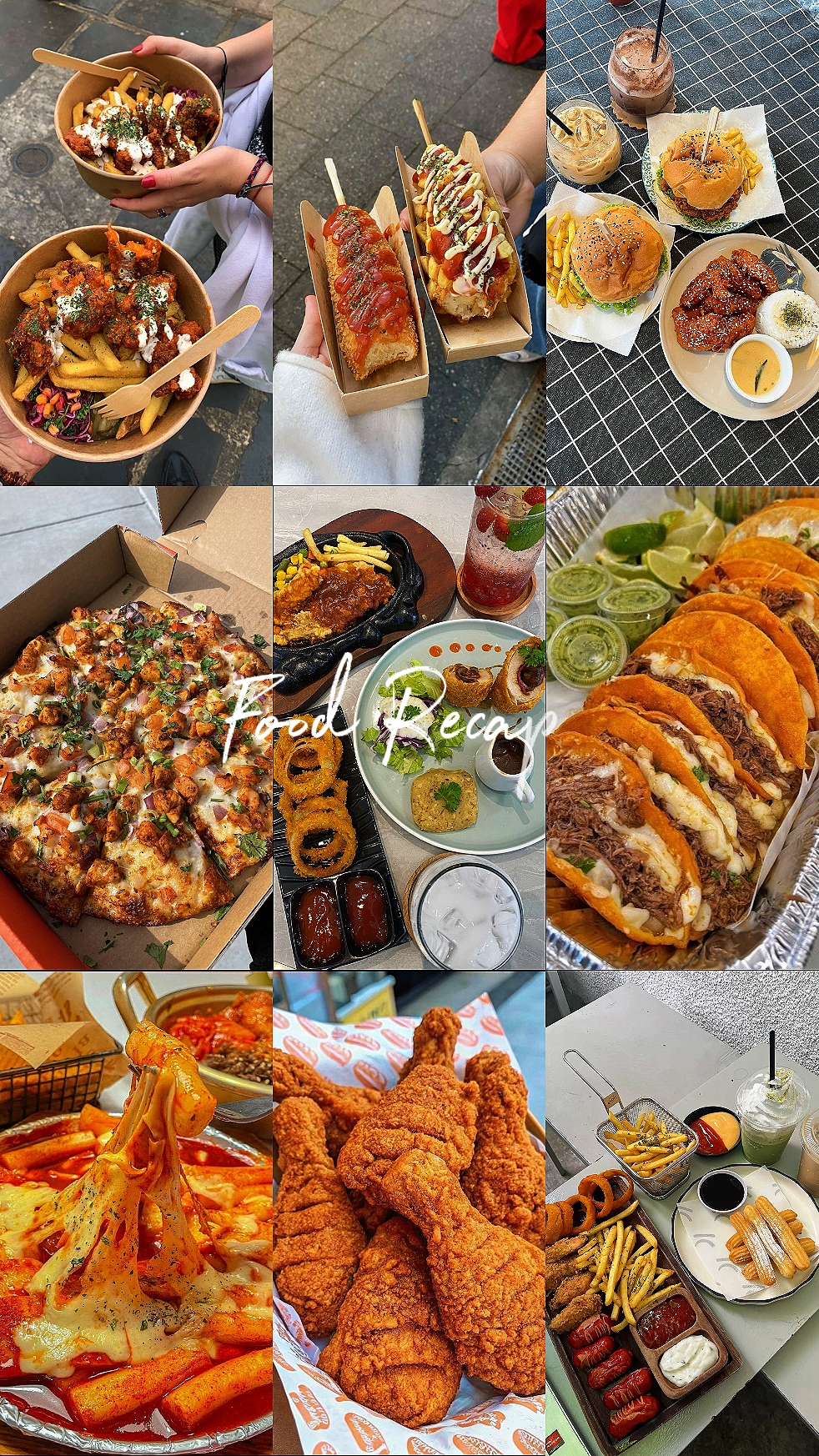 Recap ng pagkain 