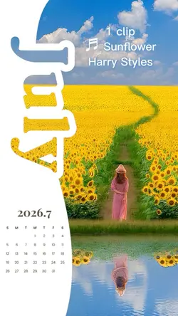 7月calendar②(white)