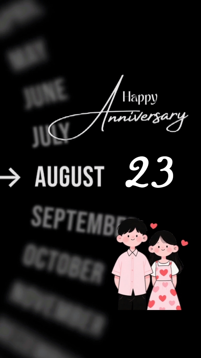 Anniversary 23 Aug
