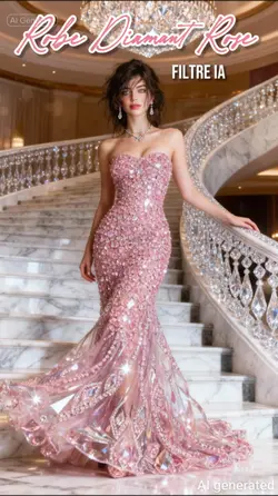 Robe Diamant Rose IA