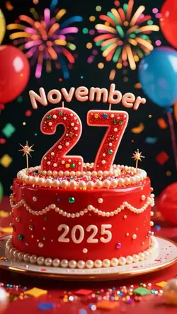 Birthday 27 nov 2025