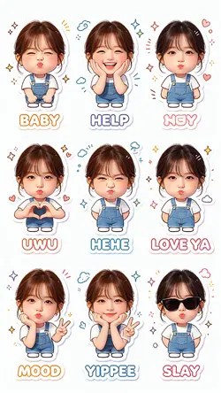 Cute Ai Stiker