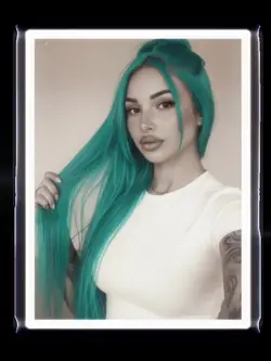 Ritratto moderno in bianco e nero