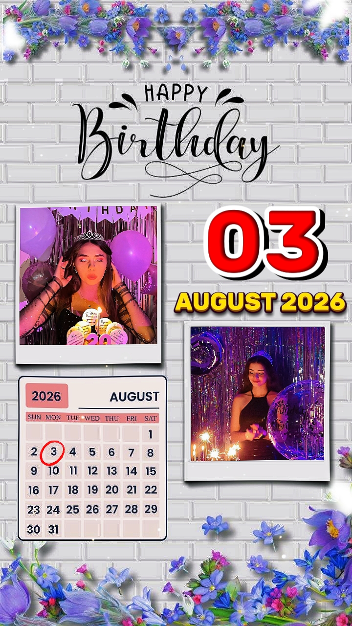 Cumpleaños 03 de agosto 