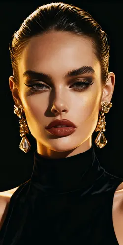 Close up bold makeup