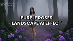 Purple Roses Field