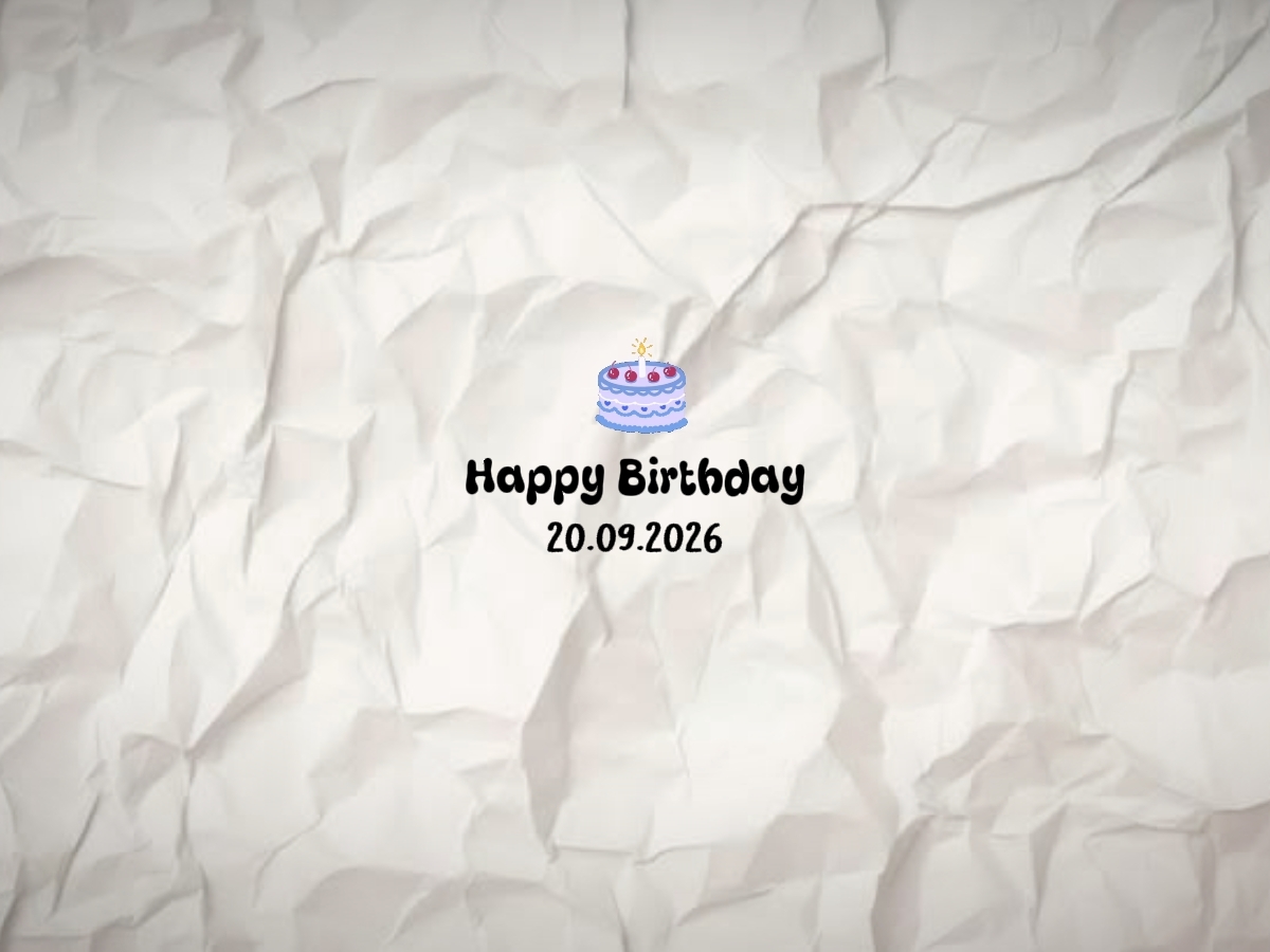 Hbd Son 20 Sept