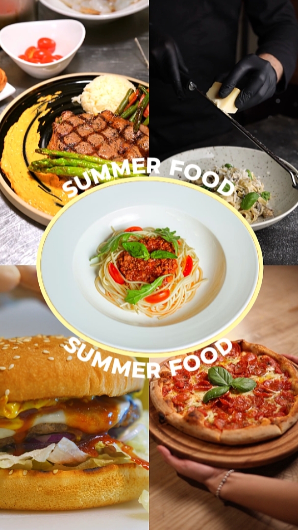 Sommer-Speisekarte