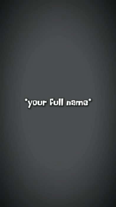 your full name