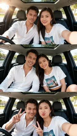 Car Couple 3Frame