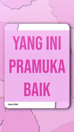 YANG INI PRAMUKA