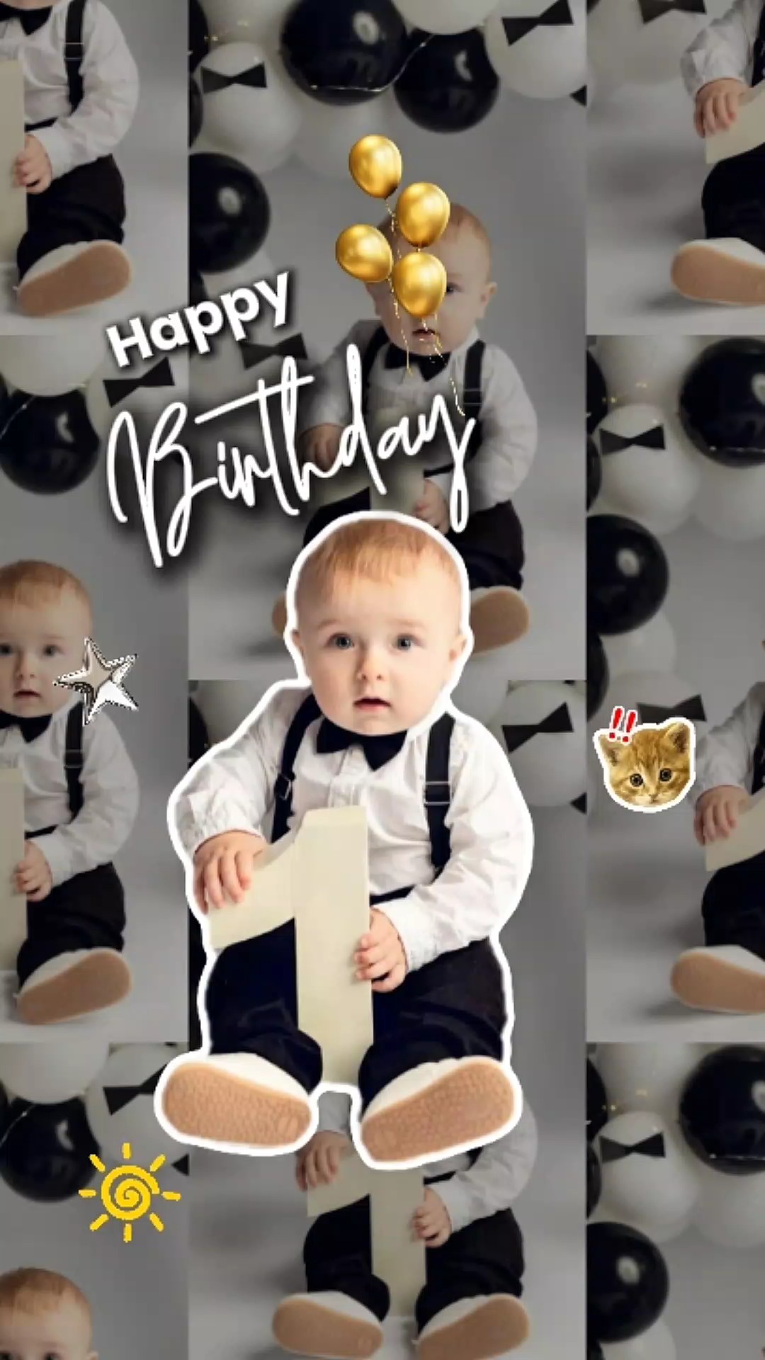 Feliz aniversário bebê