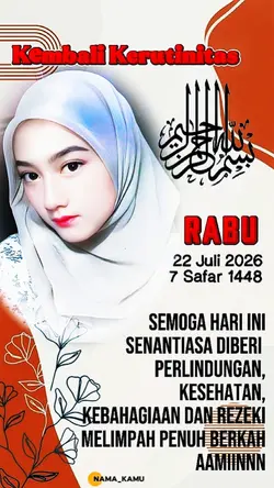 Rabu 22 Juli 2026