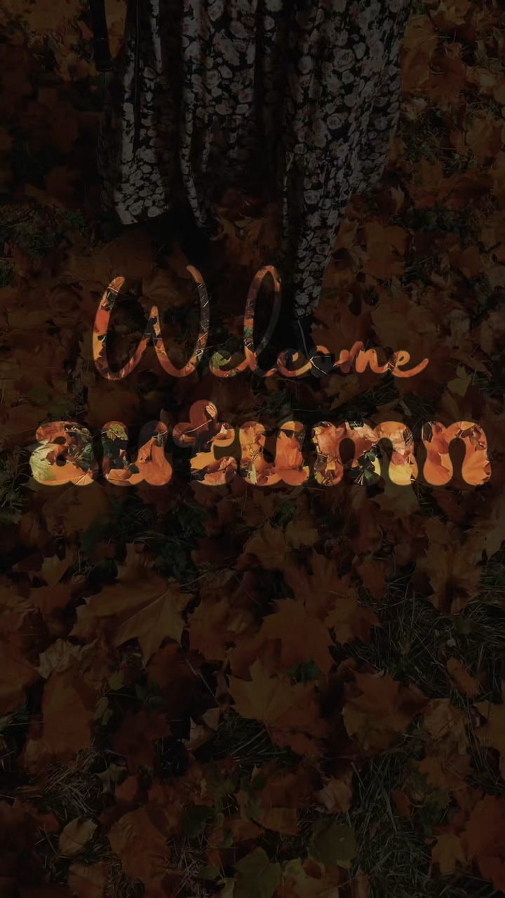 Welcome autumn