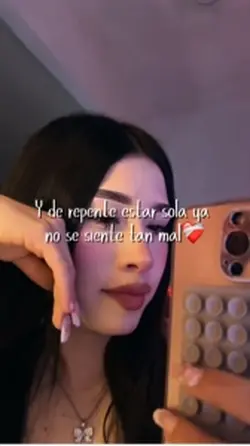Estar sola ❤️‍🩹