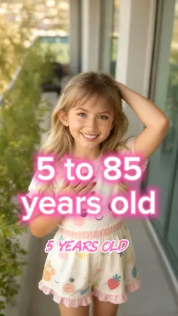 5 to 85 years old 