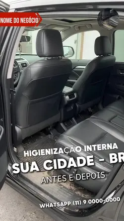 Transformação instantânea do interior