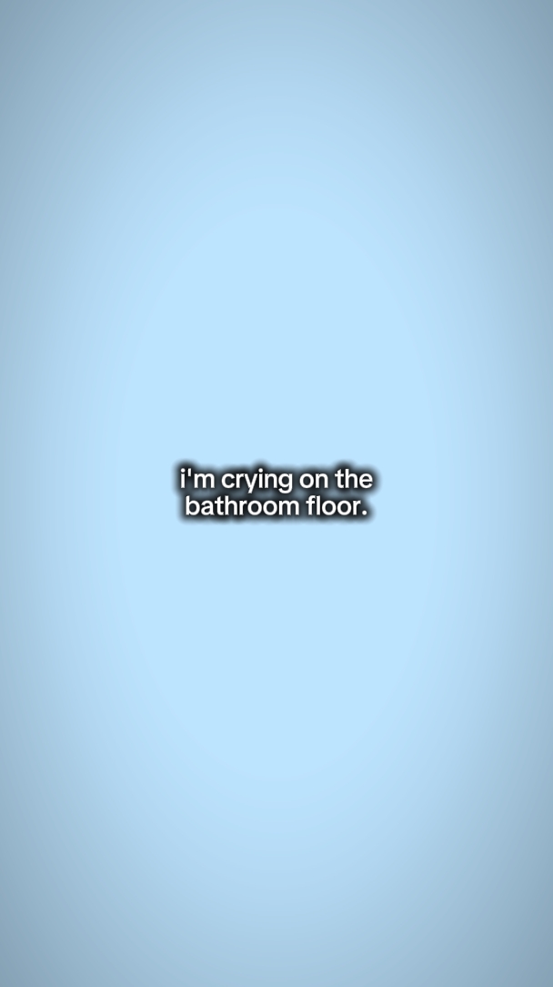 i'm crying on the