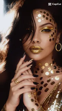 gold makeup 