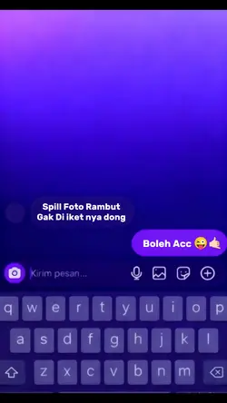 Rambut gak di iket