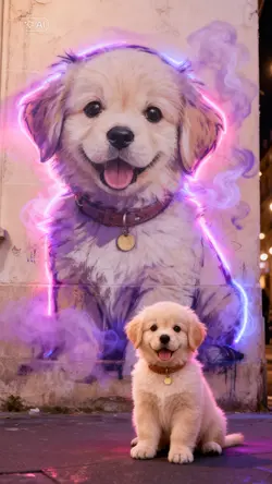 Neon Pet Graffiti -U