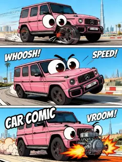 car ai comic 