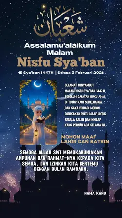  Nisfu Sya'ban 2026