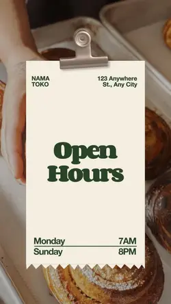 opening hours